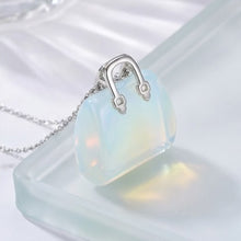 Load image into Gallery viewer, Opal Mini Handbag Pendant – Symbol of Spark, Hope, and Luxury – Perfect for Daily Wear
