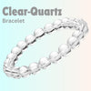 A collection of Evil eye, Golden Pyrite and Clear Quartz bracelet showcasing different styles and sizes along with their Evil eye, Golden Pyrite and Clear Quartz bracelet benefits.