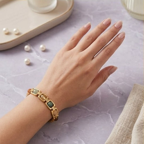 Golden color Plated Money Magnet Bracelet – Symbol of Wealth, Focus, and Success - Suitable for Daily Wear