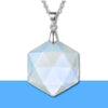Opal Hexagon Pendant – Symbol of Spark, Hope, and Luxury – Perfect for Daily Wear