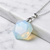 Opal Hexagon Pendant – Symbol of Spark, Hope, and Luxury – Perfect for Daily Wear