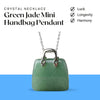 Green Jade Mini Handbag Pendant – Symbol of Luck, Longevity, and Harmony – Perfect for Daily Wear