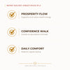 Certified Natural Money Magnet Anklet Pack - Prosperity Flow & Confidence Walk | Buy Online - Image 2