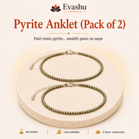 Certified Natural Pyrite Anklet Pack - Wealth Walk & Confidence Step | Buy Online