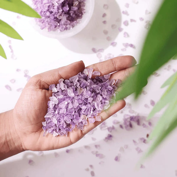Amethyst Chips Stone – Symbol of Serenity, Wisdom, and Spiritual Protection – Perfect for Decoration