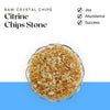 Citrine Chips Stone – Symbol of Abundance, Joy, and Manifestation – Perfect for Decoration
