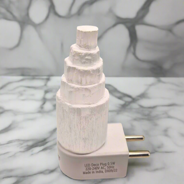 Selenite Lamp – Natural Healing Crystal for Energy Cleansing & Spiritual Balance