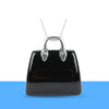 Black Tourmaline Mini Handbag Pendant – Symbol of Guarding, Grounding, and Shielding – Perfect for Daily Wear