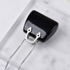 Black Tourmaline Mini Handbag Pendant – Symbol of Guarding, Grounding, and Shielding – Perfect for Daily Wear