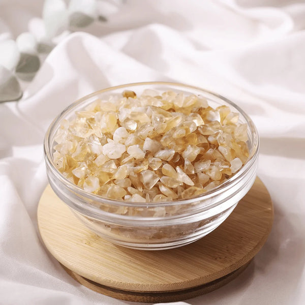 Citrine Chips Stone – Symbol of Abundance, Joy, and Manifestation – Perfect for Decoration