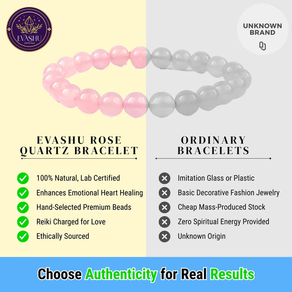 Love & Emotional Ease - Rose Quartz Bracelet Set for softness, harmony, and a warmer sense of self
