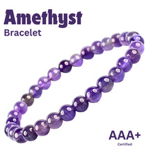 Load image into Gallery viewer, Calm Wisdom &amp; Spiritual Healing - Amethyst Bracelet for clarity, balance, and refined daily wear
