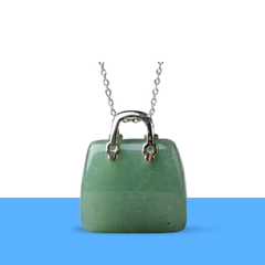 Green Jade Mini Handbag Pendant – Symbol of Luck, Longevity, and Harmony – Perfect for Daily Wear