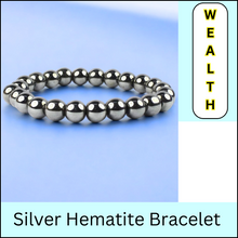 Load image into Gallery viewer, Model wearing a stylish Green Aventurine, Silver Hematite, Red Jasper, Rose Quartz bracelet to highlight its elegance and aesthetic appeal. Get to know more about the Green Aventurine, Silver Hematite, Red Jasper, Rose Quartz benefits
