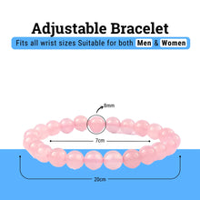 Load image into Gallery viewer, Original Rose Quartz Bracelet – Love, Compassion &amp; Emotional Healing | Reiki &amp; Feng Shui | Unisex
