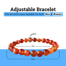 Load image into Gallery viewer, Red Sulemani Hakik Bracelet – Natural Healing Stone Bracelet for Protection &amp; Balance
