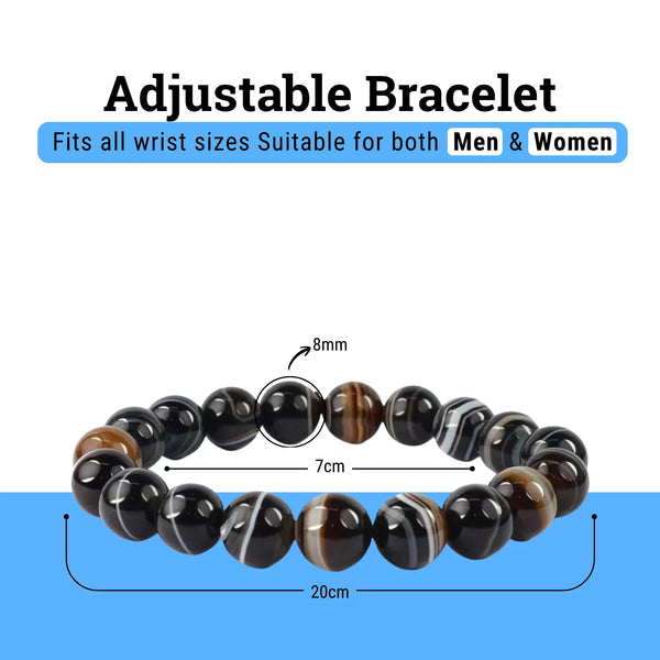 Certified Original Sulemani Hakik Stone Bracelet Perfect for Men, Women & Kids
