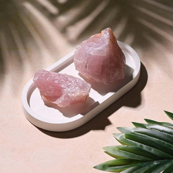 Raw Rose Quartz Stone - Helps in Love, Compassion, and Emotional Healing - Suitable for All