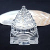 Sphatik Shree Yantra Original Crystal Idol — AAA Grade Clear Quartz Healing Stone for Meditation, Pooja & Energy Cleansing (20–25g) — Certified