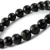 Model wearing a stylish Black Onyx bracelet to highlight its elegance and aesthetic appeal. Get to know more about the Black Onyx benefits