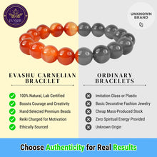 Load image into Gallery viewer, Carnelian Bracelet – Natural Healing Stone Bracelet for Creativity &amp; Confidence
