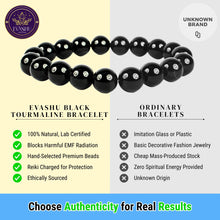 Load image into Gallery viewer, Natural Healing Black Tourmaline Crystal Bracelet for Men, Women &amp; Kids
