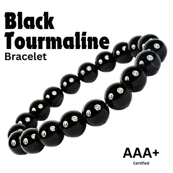 Protection & Grounding - Black Tourmaline Bracelet for everyday clarity and calm