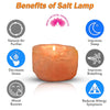 Himalayan Rock Salt Stone Lamp Tea Light Candle Holder – Healing Crystal Decor