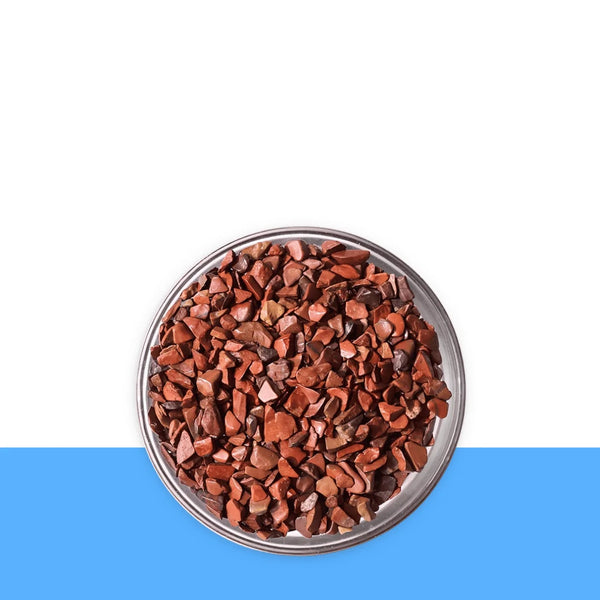Red Jasper Chips Stone – Symbol of Strength, Stability, and Grounding Energy – Perfect for Decoration