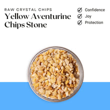 Load image into Gallery viewer, Yellow Aventurine Chips Stone – Symbol of Self-Esteem, Optimism, and Creativity – Perfect for Decoration

