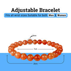 Natural Sunstone Bracelet – Healing Crystal for Mood, Energy & Self-Belief | Healing Stone