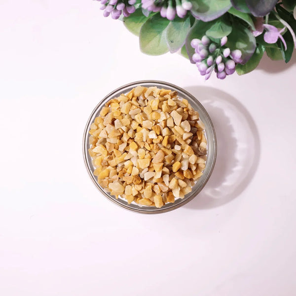 Yellow Aventurine Chips Stone – Symbol of Self-Esteem, Optimism, and Creativity – Perfect for Decoration