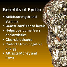 Load image into Gallery viewer, Raw Pyrite Stone - A Powerful Crystal for Energy, Abundance, Confidence, and Protection
