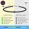 Pack of 2- Evil Eye Anklet with Black Tourmaline – Symbol of Ultimate Protection, Grounding, and Shielding – Nazar Suraksha Combo