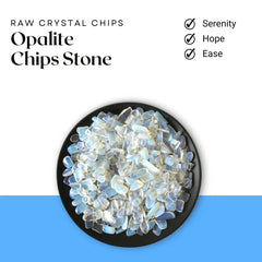Opalite Chips Stone – Symbol of Clarity, Transition, and Inner Peace – Perfect for Decoration