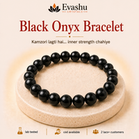 Certified Natural Black Onyx Bracelet - Inner Strength & Steady Protection | Buy Online