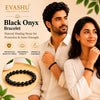 Black Onyx Bracelet – Natural Stone Bracelet for Strength, Protection & Everyday Wear | Unisex Crystal Jewellery
