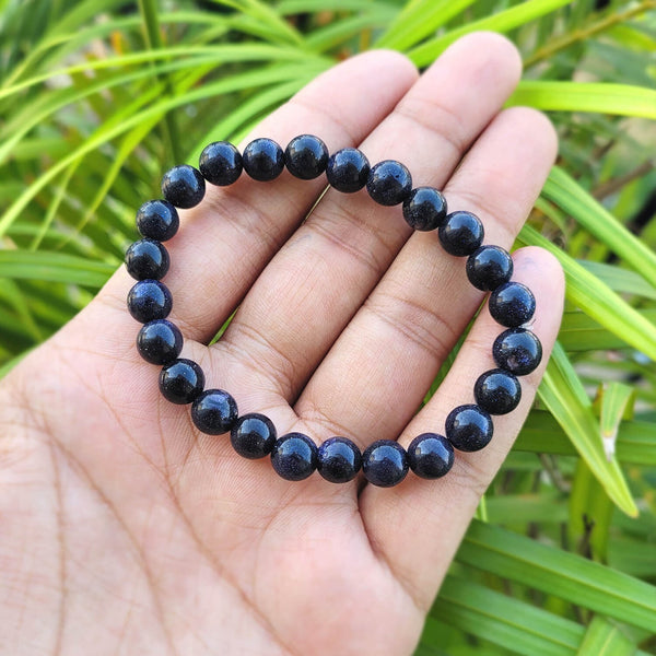 A collection of Blue Sunstone bracelet showcasing different styles and sizes along with their Blue Sunstone bracelet benefits.