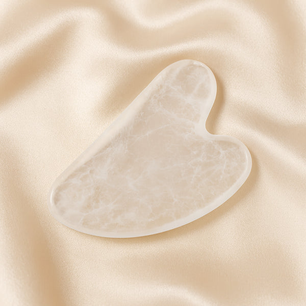 Certified Natural Clear Quartz Gua Sha - Product Absorption & Skin Clarity | Buy Online - Image 4