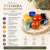 7 Chakra Stone Tumble Set – Natural Healing Crystal Stones for Reiki, Meditation & Energy Balancing | Chakra Crystal Kit