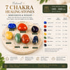 7 Chakra Stone Tumble Set – Natural Healing Crystal Stones for Reiki, Meditation & Energy Balancing | Chakra Crystal Kit