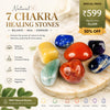 7 Chakra Stone Tumble Set – Natural Healing Crystal Stones for Reiki, Meditation & Energy Balancing | Chakra Crystal Kit