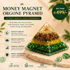 Original Money Magnet Orgone Pyramid – Crystal Décor Piece for Prosperity, Confidence & Positive Energy | Home, Office & Vastu Décor
