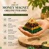 Original Money Magnet Orgone Pyramid – Crystal Décor Piece for Prosperity, Confidence & Positive Energy | Home, Office & Vastu Décor