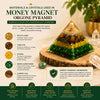 Original Money Magnet Orgone Pyramid – Crystal Décor Piece for Prosperity, Confidence & Positive Energy | Home, Office & Vastu Décor