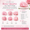 Raw Rose Quartz Stone – Natural Crystal for Love, Calmness & Emotional Balance | Healing Crystal Décor for Home, Meditation & Gifting