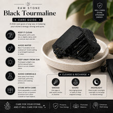 Load image into Gallery viewer, Black Tourmaline Stone – Natural Crystal for Grounding, Protection &amp; Positive Space Décor | Healing Crystal for Home, Meditation &amp; Gifting
