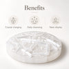 Raw Selenite Plate benefits for crystal charging and cleansing