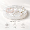 Raw Selenite Plate for bracelets rings and pendants