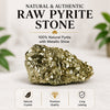 Raw Pyrite Stone – Natural Crystal for Prosperity, Confidence & Protection | Home, Office & Vastu Décor